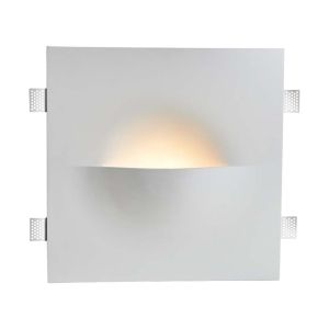 GU10 Wall Fitting Gypsum G9 White Body