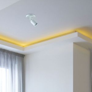 1*GU10 Wall Fitting White