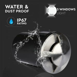 MR16 Underground Fitting 12V Three Window