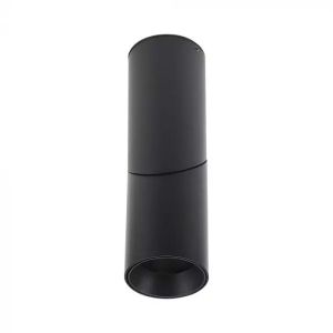 GU10 Surface Monted Fitting Black 197mm