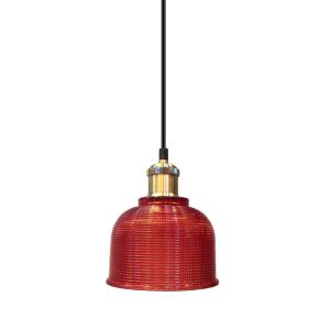 Glass Pendant Light Red ф145