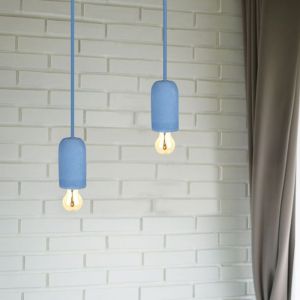 Cocrete Pendant Light Blue