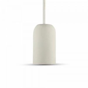 Cocrete Pendant Light White