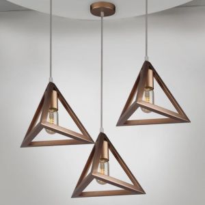 Pendant Light Champean Gold With Gold Canopy