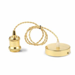 Pendant Light holder Matt Gold