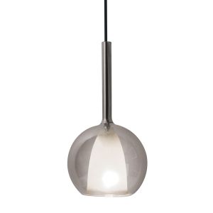 Pendant Light Modern Double Glass Amber+White Ф180мм