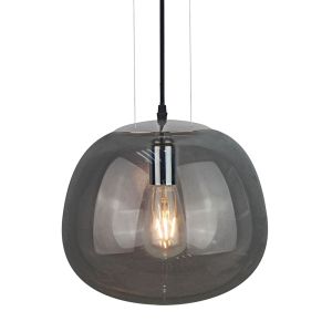 Pendant Light Modern Glass Grey 3 Wire Suspension Ф290мм