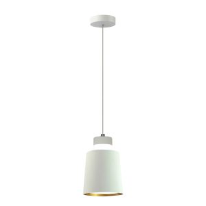 7W Led Pendant Light (Acrylic) - White Lamp Shade 120*190mm 4000K