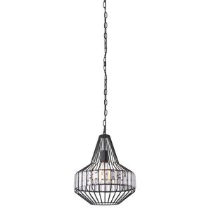 Pendant Light Metal W/Crystel Top D300*360mm