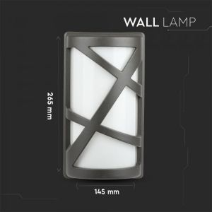 Wall Lamp E27 Dark Grey