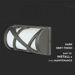 Wall Lamp E27 Dark Grey