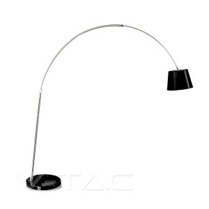 LED Floor Lamp E27 Black Lamp Shade