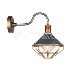 Wall Lamp Matt Rose Gold Down IP65