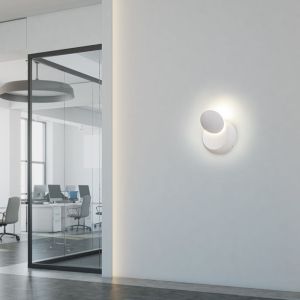 5W Wall Lamp With Bridglux Chip White Body Round 4000K