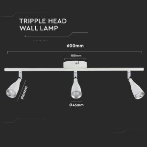 13.5W Led Wall Lamp 3000K White