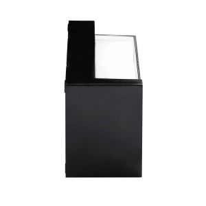 12W LED Wall Light Sami-Frame Black Square 3000K