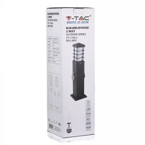 2 Way Gerden Socket With Lamp IP44