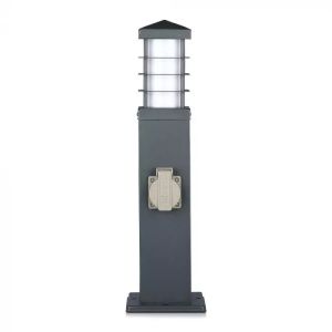 2 Way Gerden Socket With Lamp IP44