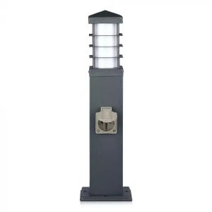 2 Way Gerden Socket With Lamp IP44