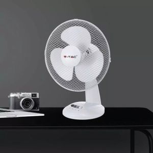 40W Desk Fan With Kock Down Base 4 Buttons 3 Blades ( 12INCH )