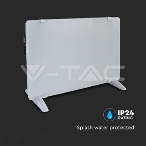 2000W LED Panel Heater With Aluminium Heating Elemenet White IP24