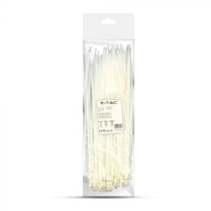 Cable Tie - 4.5*300mm White 100pcs/Pack