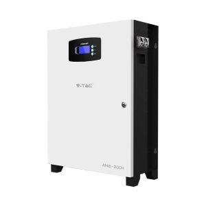 V-TAC Storage Battery 10.24kWh Lithium-Iron-Phosphate (LiFePO4) Integrated BMS for Photovoltaic Inverters (51.2V 200Ah)