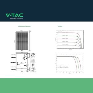 V-TAC Set 5kW (4.92 kW) with 12 Monocrystalline Photovoltaic Solar Panels 410W 1722*1134*35mm (SKU 11518)