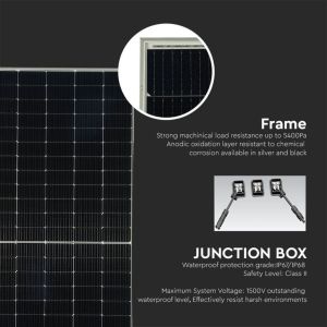 V-TAC Pallet 17kW (16.9 kW) with 31 Monocrystalline Photovoltaic Solar Panels 545W 2279*1134*35mm (SKU 11354)