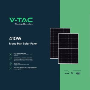 V-TAC Pallet 15kW (15.17 kW) with 37 Thin Monocrystalline Photovoltaic Solar Panels 410W 1722*1134*30mm (SKU 11517)