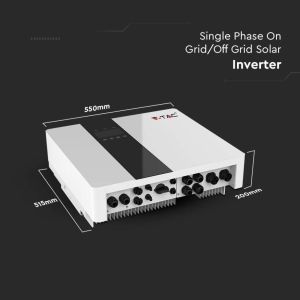 V-TAC Photovoltaic Inverter INVT Single-Phase Hybrid On-Grid/Off-Grid 3.6kW with LCD Screen including TA, WiFi and Cables 3 Year Warranty IP65