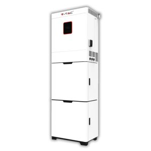 V-TAC Photovoltaic Inverter INVT Single-Phase Hybrid On-Grid / Off-Grid 5KW with Rack Cabinet 3 Year Warranty IP20