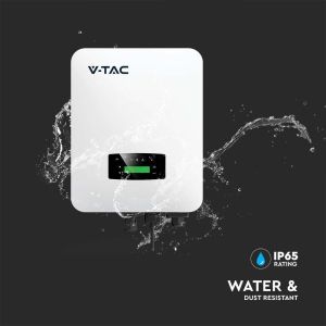 V-TAC Afore Single-Phase Hybrid On-Grid/Off-Grid Photovoltaic Inverter 6kW with LCD Screen including Smart Meter, CT, WiFi and Battery Cables 5+5 Year Warranty IP65