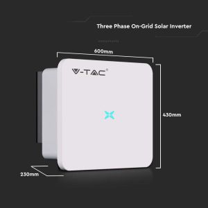 V-TAC Photovoltaic Inverter INVT Three-Phase On-Grid 30kW XG Series Warranty 5+5 Years IP66