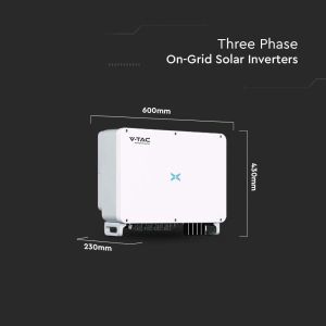 V-TAC Photovoltaic Inverter INVT Three-Phase On-Grid 50kW XG Series 10 Year Warranty IP66