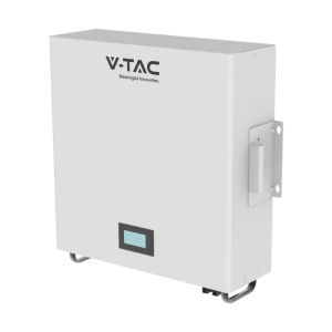 V-TAC 5.12kWh Lithium Wall Storage Battery Integrated BMS for Photovoltaic Inverters (51.2V 100Ah)