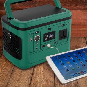 V-TAC Portable Power Station with Lithium Storage Battery 568Wh AC:220V 600W (Max. 1000W) Rechargeable with Power Supply or Portable Photovoltaic Solar Panel