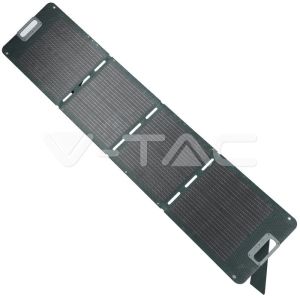 V-TAC 2*Photovoltaic Solar Panels 2*120W (240W) Foldable for Portable Power Stations 1930*430*25mm