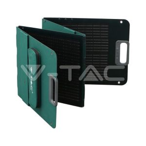 V-TAC 2*Photovoltaic Solar Panels 2*120W (240W) Foldable for Portable Power Stations 1930*430*25mm