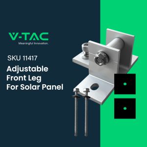 V-TAC Adjustable Front Support for Mounting Photovoltaic Solar Panels 