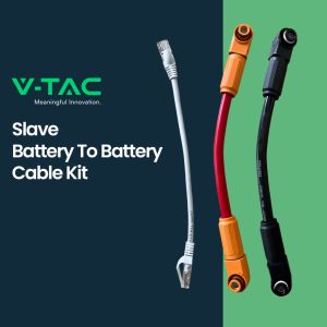 V-TAC Cables for parallel connection from Battery to Battery SKU 11377